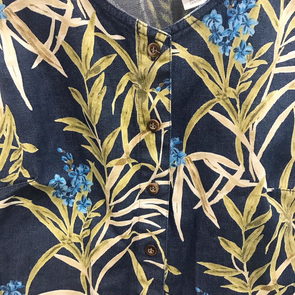 Vintage 90s Tropical Floral Two Piece Set - Picture 5 of 6